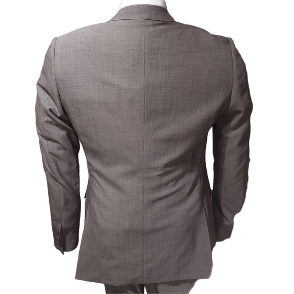 SOLD *SUITS* Z Zegna 24/7 Slim Fit Grey Wool-Stretch Suit Men's Size 40R - Picture 4 of 12